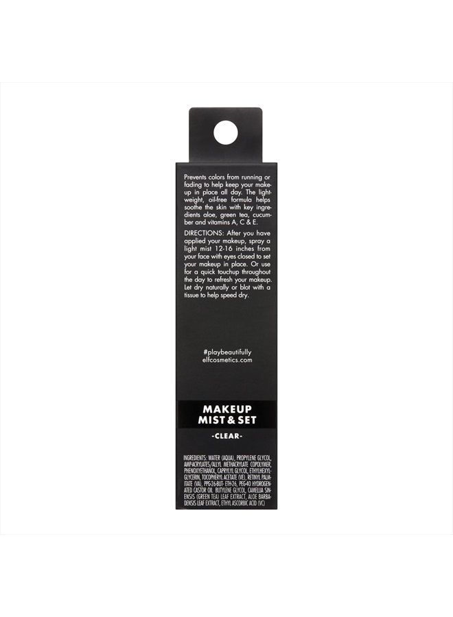 elf e.l.f, Makeup Mist & Set - Small, Lightweight, Long Lasting, All-Day Wear, Revitalizes, Refreshes, Hydrates, Soothes, Infused with Aloe, Green Tea and Cucumber, 2.02 Fl Oz - Image 5
