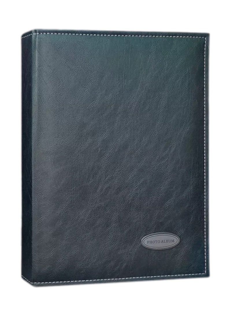 ماركة غير محددة ألبوم صور مغناطيسي ذاتي الالتصاق، ألبوم صور عائلي، ألبوم صور عائلي، غطاء جلدي، ألبوم صور مصنوع يدويًا يحمل 335*235*45 مم 40 صفحة يمكن أن يخزن 240 صورة  - Image 1