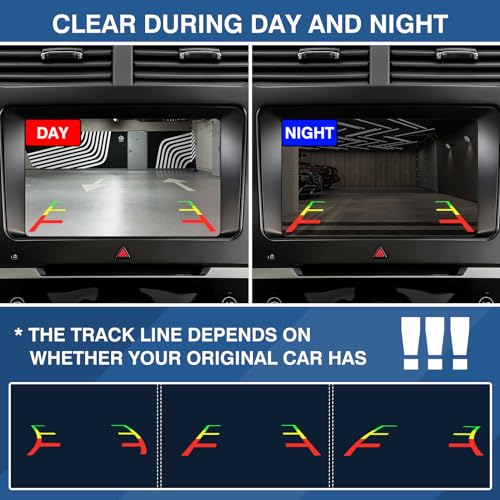 ACAUTO Rear View Backup Reverse Camera Fit for Chevrolet Silverado Cheyenne Fit for GMC Sierra 1500 2500 HD 3500 HD 2014 2015,Safety Parking Back Up Assist Camera OE Number 23306741 22803702 - Image 3