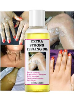 MOOYAM Yellow Peeling Oil 110ml Super Strength Dead Skin Remover Skin Moisturizing Hydrating Butter Peeling Remove Dead Skin and Calluses on Feet and Hand Dark Spot Peeling Oil  - Image 3