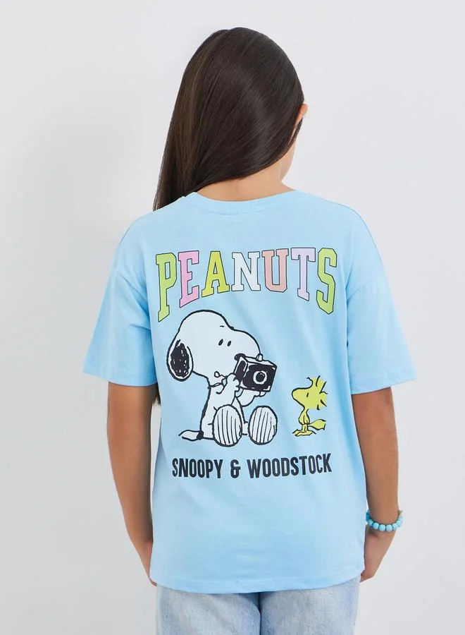 Styli Styli Graphic Print Short Sleeve T-Shirt