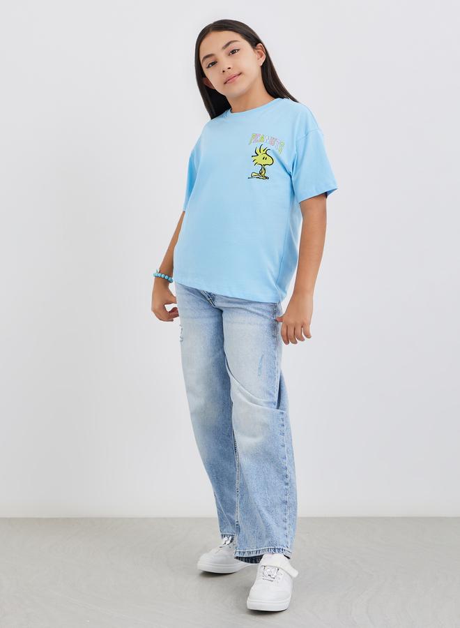 Styli Graphic Print Short Sleeve T-Shirt - Image 1