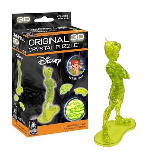 BePuzzled Disney Peter Pan Original 3D Crystal Puzzle Ages 12 and Up - Image 1