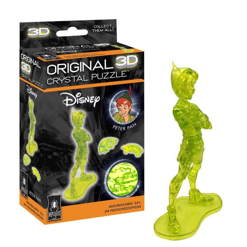 BePuzzled Disney Peter Pan Original 3D Crystal Puzzle Ages 12 and Up - Image 3