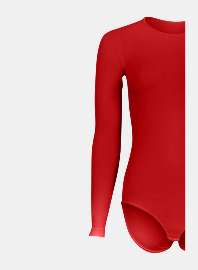 Silvy Lycra Wave3 Round Neck Long Sleeves Bodysuit Underwear For Women - Image 3