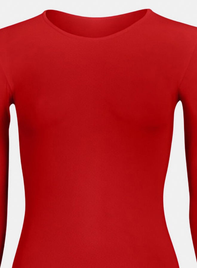 Silvy Lycra Wave3 Round Neck Long Sleeves Bodysuit Underwear For Women - Image 2