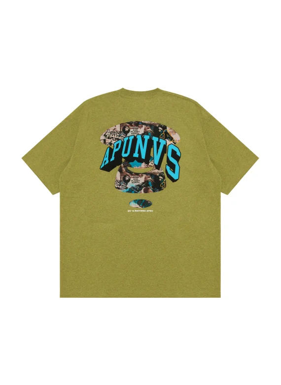 AAPE Graffiti logo print tee