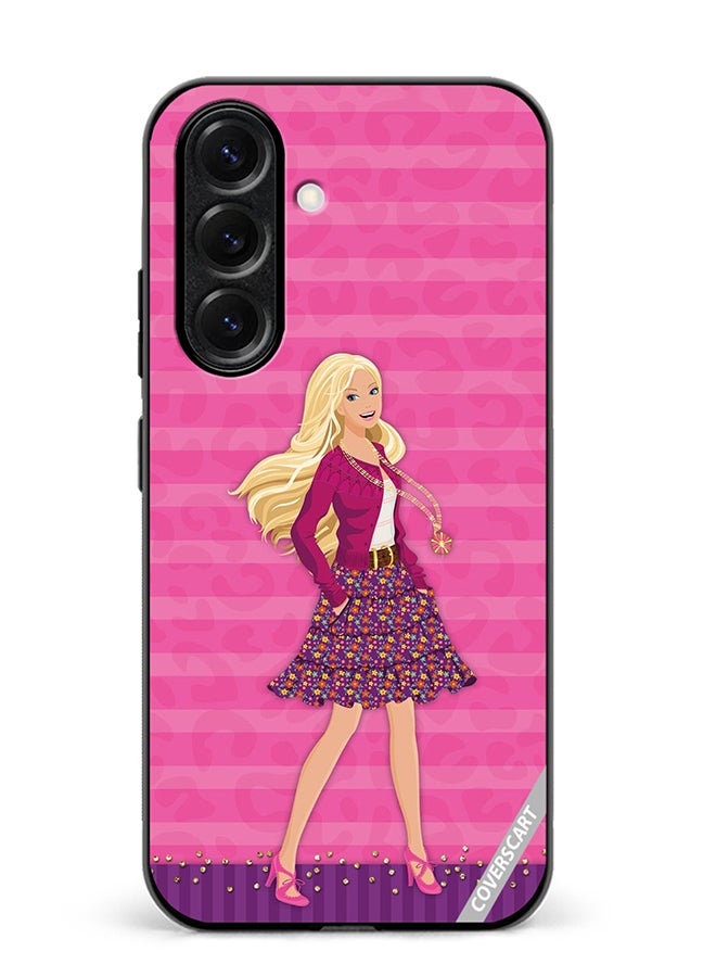 VR CREATIVE Protective Case Cover For Samsung Galaxy S25 Plus Barbie Design Multicolour