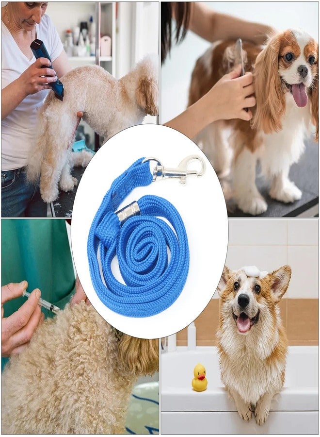 yueton 3PCS Pet Grooming Loop Dog Clipper Holder Pet Nylon Lanyard Cat Bath Rope Pet Nylon Sling Adjustable Fixed Dog Cat Safety Rope Nylon Restraint Noose for Dog and Cat Grooming Supplies - Image 3