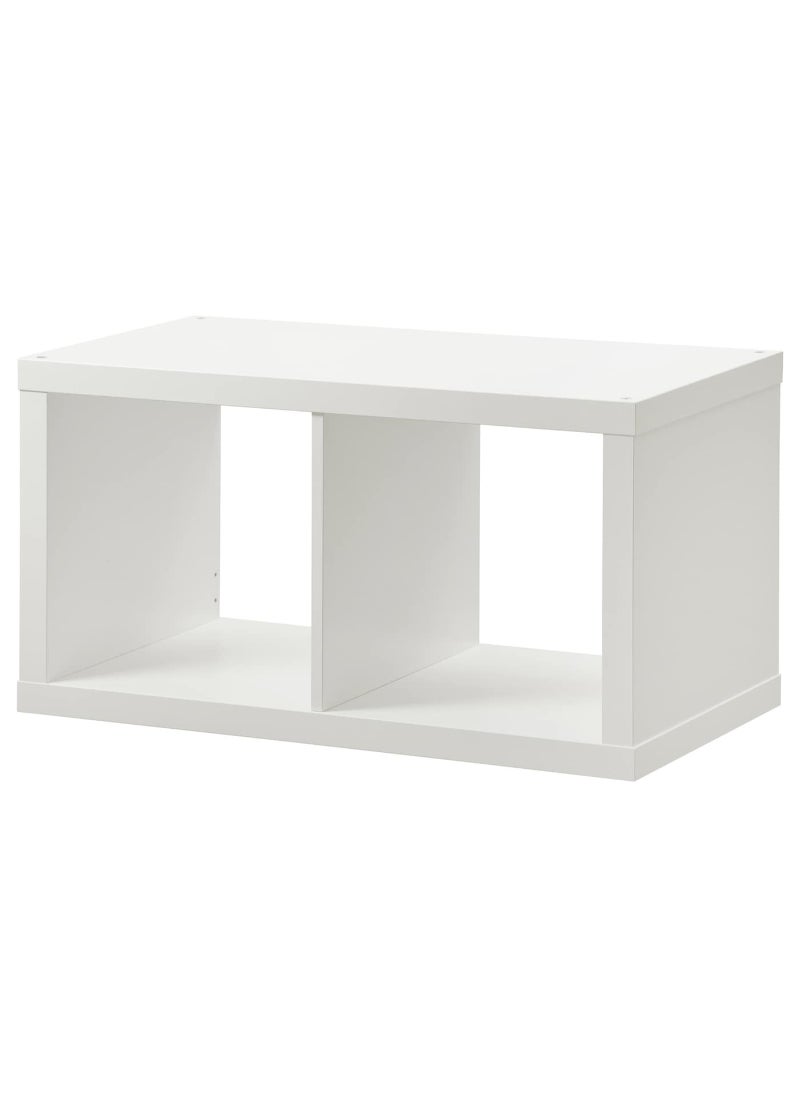 KALLAX Shelving unit, Black, Brown 77x41 cm  - Image 1