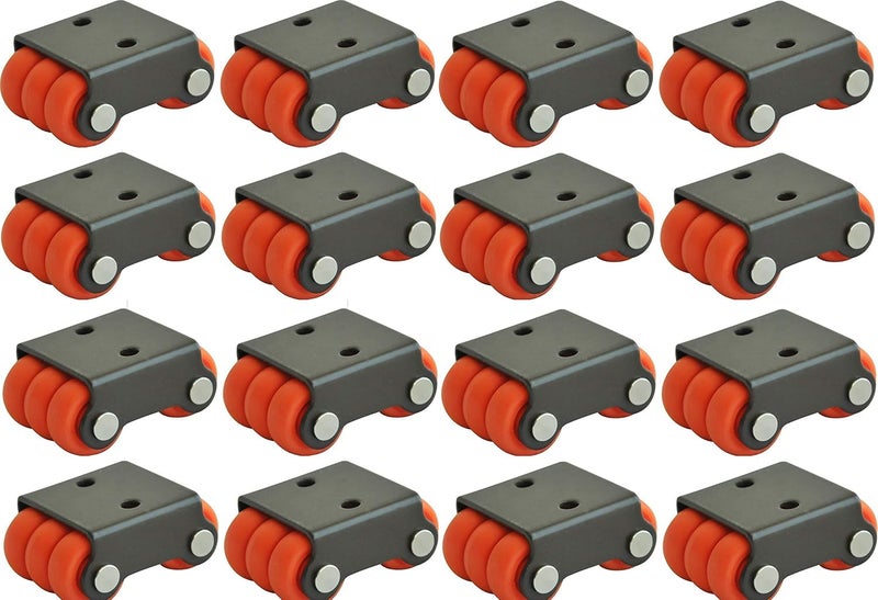 APPSTER Castor Wheel Roller Baby Sixer Caster Wheels Size 20mm Heavy Duty 80Kg Load Capacity for Trolley Furniture Table 16 - Image 1