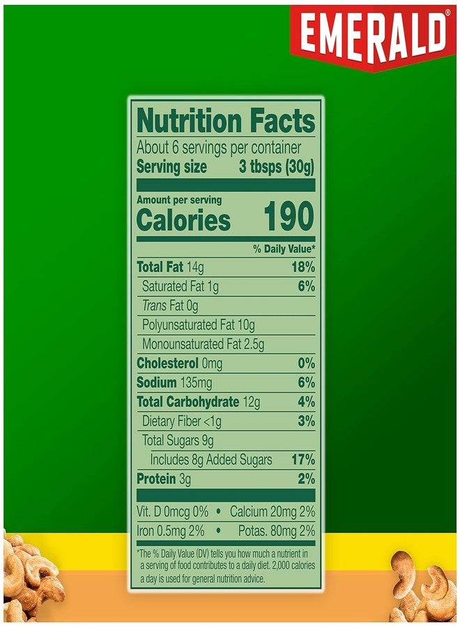 Emerald Nuts, Honey Glazed Cashews, 5 Oz, Resealable Bag (Pack of 3) - Image 3