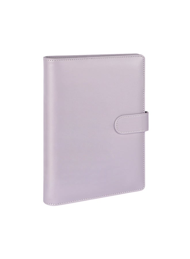 HONGYANG A5 Loose-leaf Folder Zipper Bag Macaron Notebook Leather Pu Loose-leaf Book Cash Budget Journal Book - Image 1
