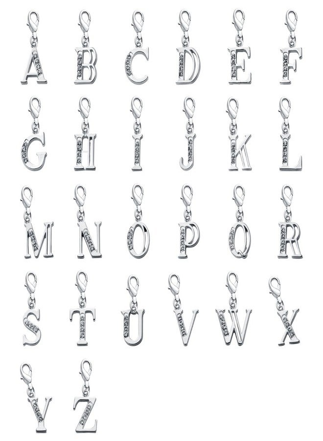 SENFAI 26 Alphabet English Letters Crystal First Initial Name Charms for Bracelet,Necklace,Zipper Puller (A3) - Image 2