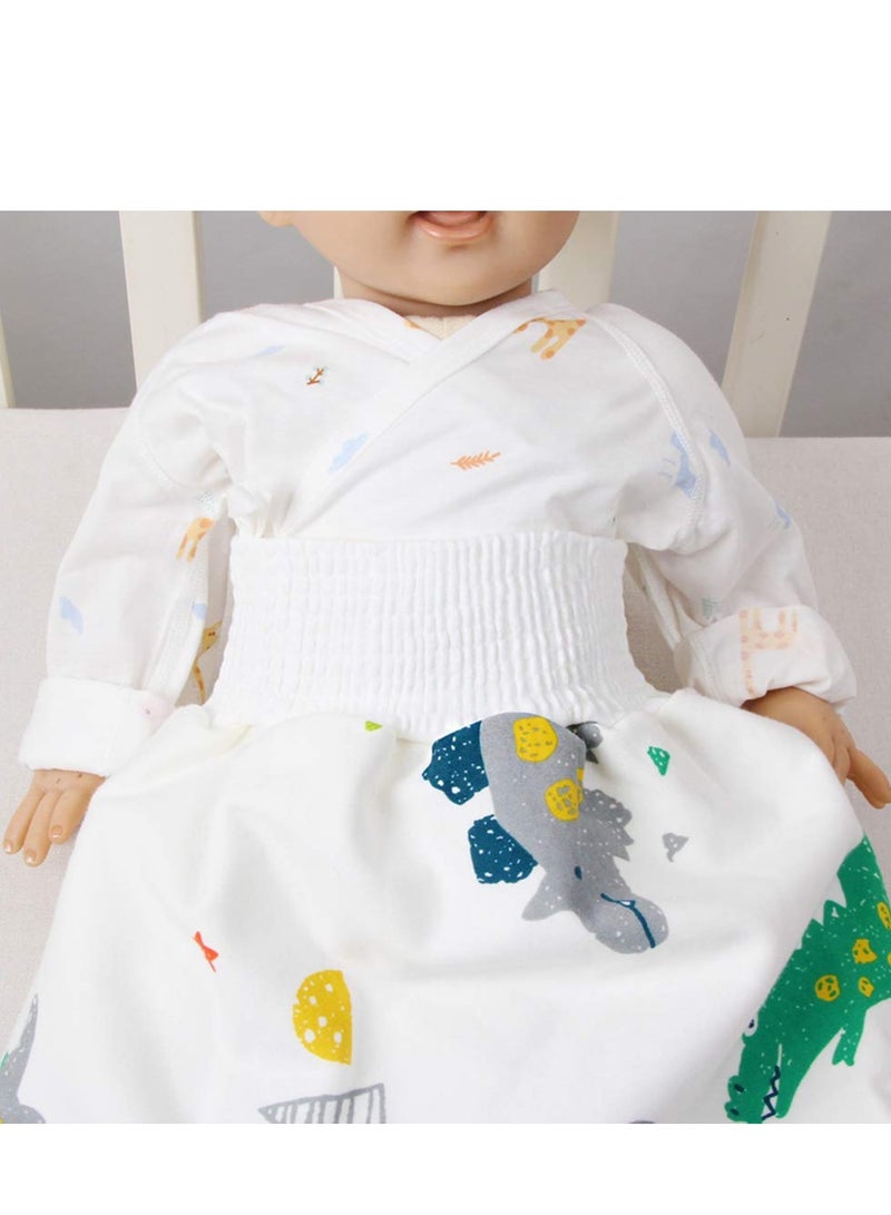 SYOSI Cactus Diaper Skirt Short, 2 in 1 for Kids, Diaper Skirt Potty Training for Toddlers, Anti Bed-Wetting Washable Reusable Cotton Bamboo Fiber Waterproof Bed Clothes, for 0-4 Year Old Baby Girls Boys  - Image 2