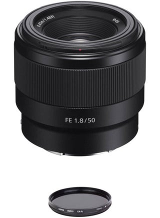 عدسة ببعد بؤري 50 مم، وفتحة عدسة F1.8 بقاعدة E-mount كاملة الإطار أسود - view 5