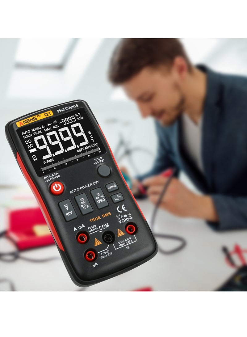ANENG 9999 Counts True RMS Multifunctional Digital Multimeter Voltmeter Ammeter Handheld Mini Universal Meter High Accuracy Measure - Image 4