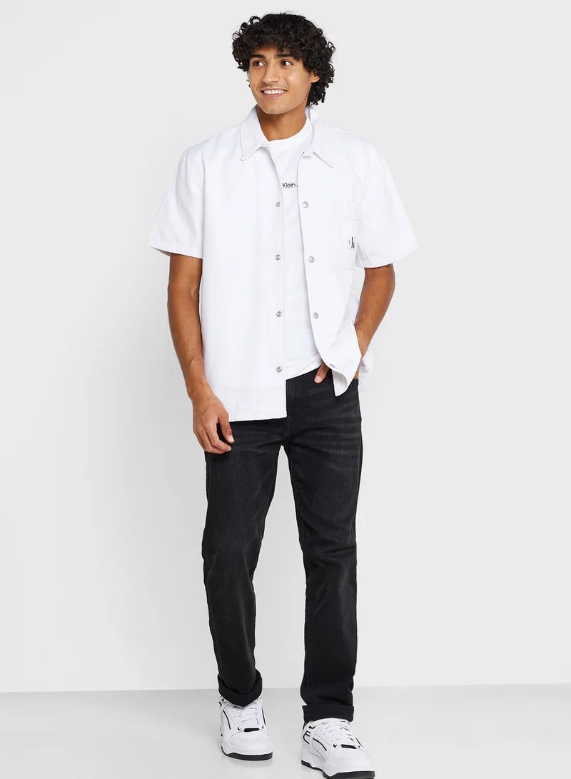 Calvin Klein Jeans Light Wash Denim Shirts