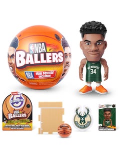 ZURU 5 Surprise Mini Brands NBA Ballers -  1 Piece -Assorted /Style/Character May Vary  - Image 1