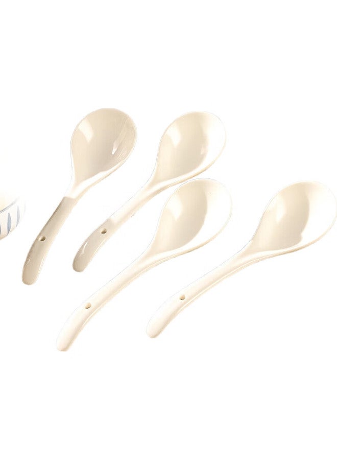GRASEY Style Ceramic Large Ladle Long Handle Household Soup Ladle Big Size Porridge Ladle Scoop Soup Spoon Tableware Gy8840 - Image 1