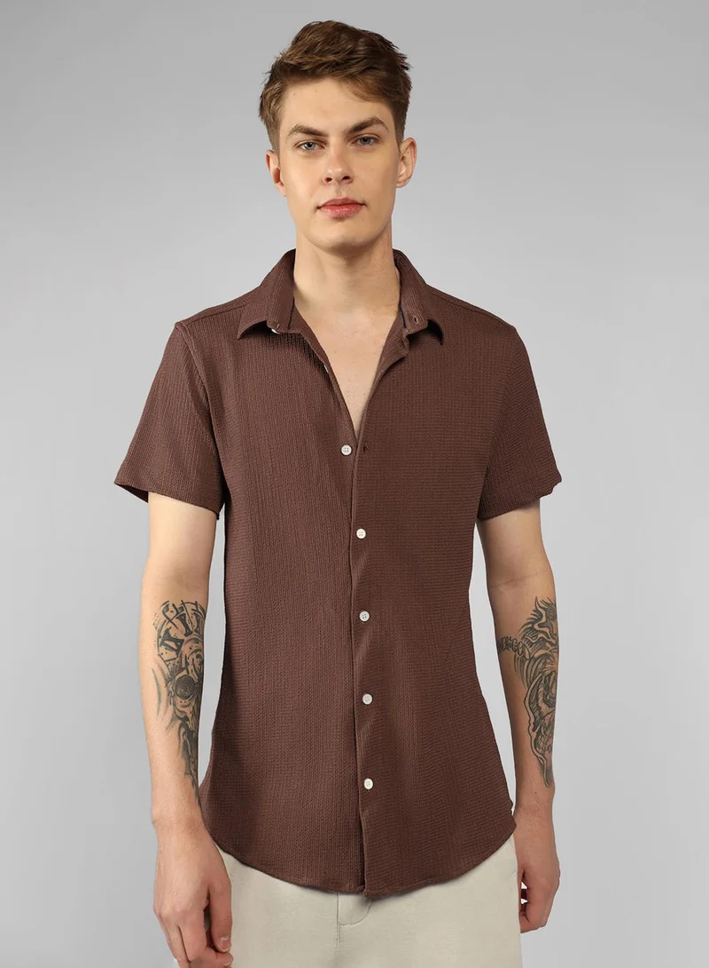 Dennis Lingo Rust Shirt For Men