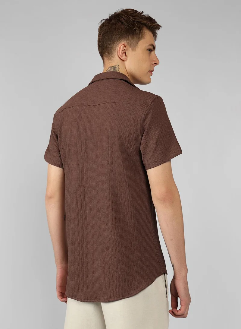 Dennis Lingo Rust Shirt For Men