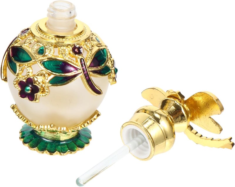 Vintage Glass Perfume Bottle Empty Fragrance Containers Multi-functional Essential Oil Aroma Bottle - Image 1
