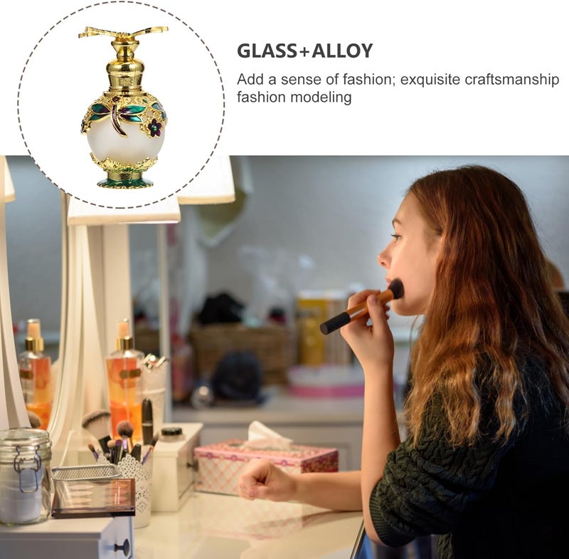 Vintage Glass Perfume Bottle Empty Fragrance Containers Multi-functional Essential Oil Aroma Bottle - Image 5