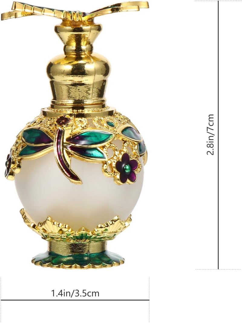 Vintage Glass Perfume Bottle Empty Fragrance Containers Multi-functional Essential Oil Aroma Bottle - Image 2