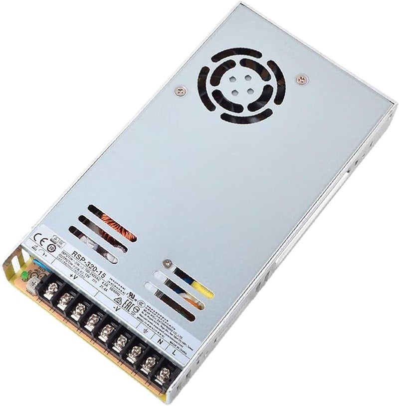 320W 15V 21.4A Industrial Power Supply High Efficiency for Automation and Test Equipment - Image 4