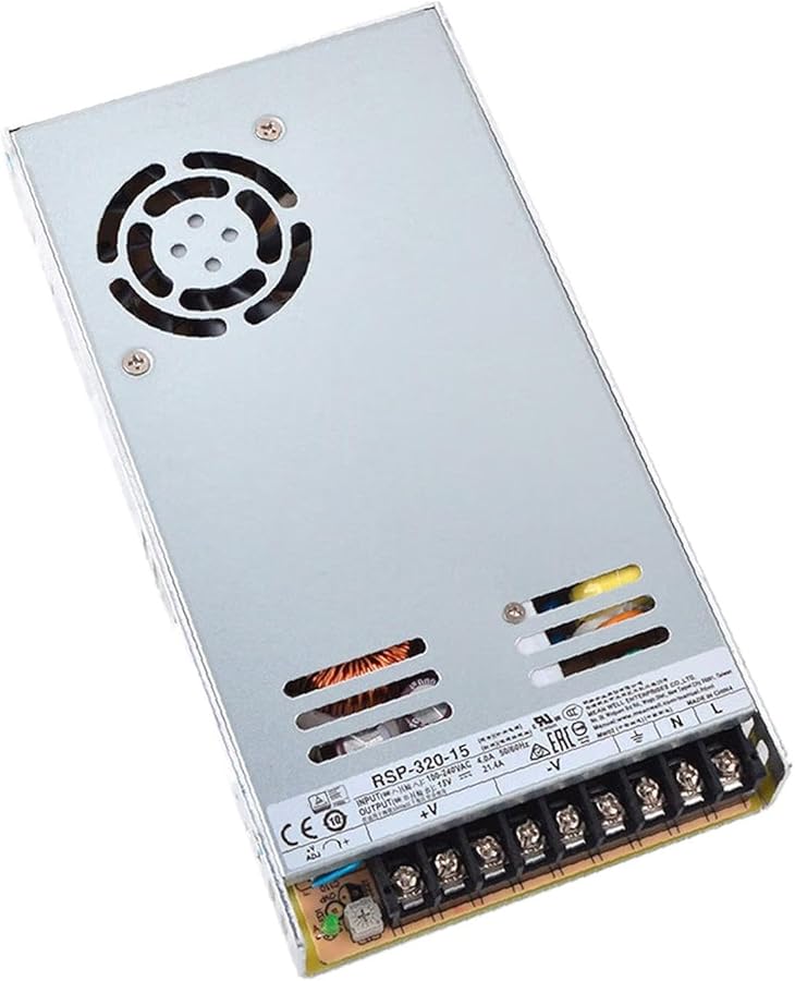 320W 15V 21.4A Industrial Power Supply High Efficiency for Automation and Test Equipment - Image 2