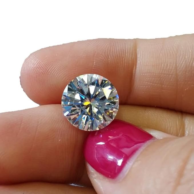 KaratKing GRA Certified Genuine Moissanite Diamond Gemstone Certified Loose Moissanite stone For Unisex (1 carat) - Image 3