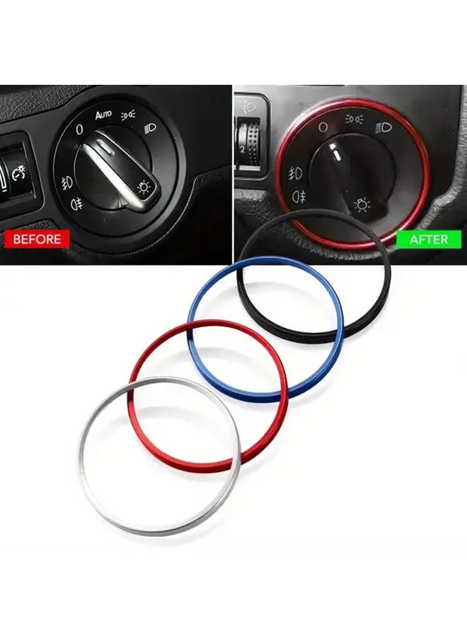 Golden Trim Ring Sticker For Car Headlights Interior Enhancement - Image 4