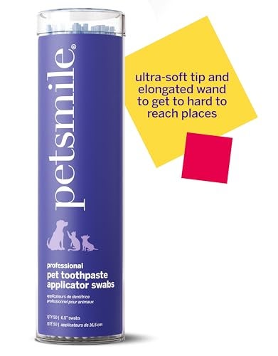 Petsmile Professional Pet Toothpaste Applicator Swabs - Cat & Dog Toothbrush Alternative - Dental Care for Small & Large Pets - Cat & Dog Teeth Cleaning - Dog Toothpaste Not Included (50 Swabs) - Image 2