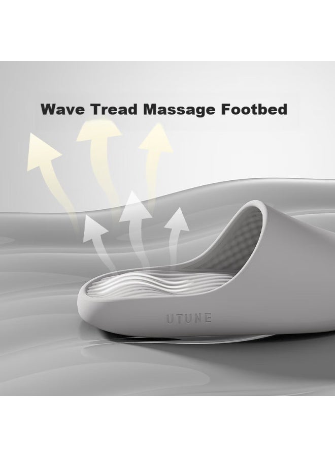 utune Youtiao Slippers For Men, Thick-soled, Squishy Feel, Home Use, Odor-resistant, Bathroom Shower, Non-slip, Couples Slippers For Women, Summer - Image 3