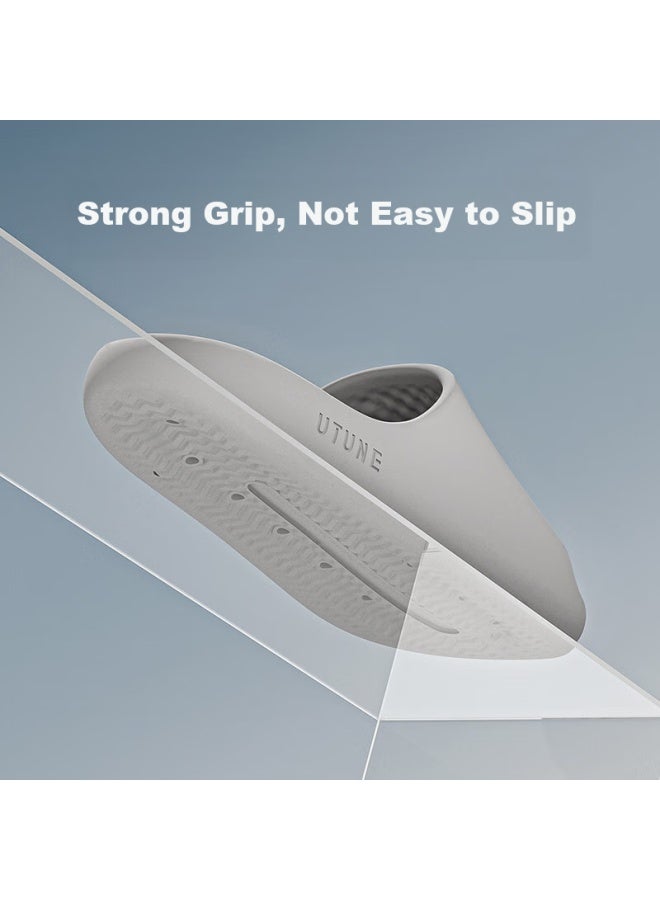 utune Youtiao Slippers For Men, Thick-soled, Squishy Feel, Home Use, Odor-resistant, Bathroom Shower, Non-slip, Couples Slippers For Women, Summer - Image 4