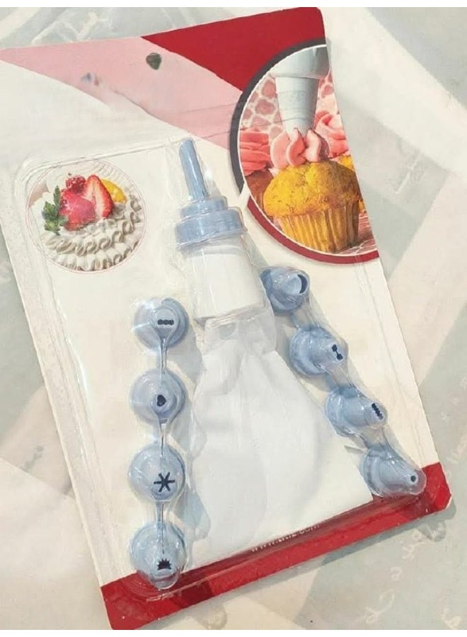 كيس الكريمه لتزيين الحلويات - 9 اشكال مختلفه - Image 1