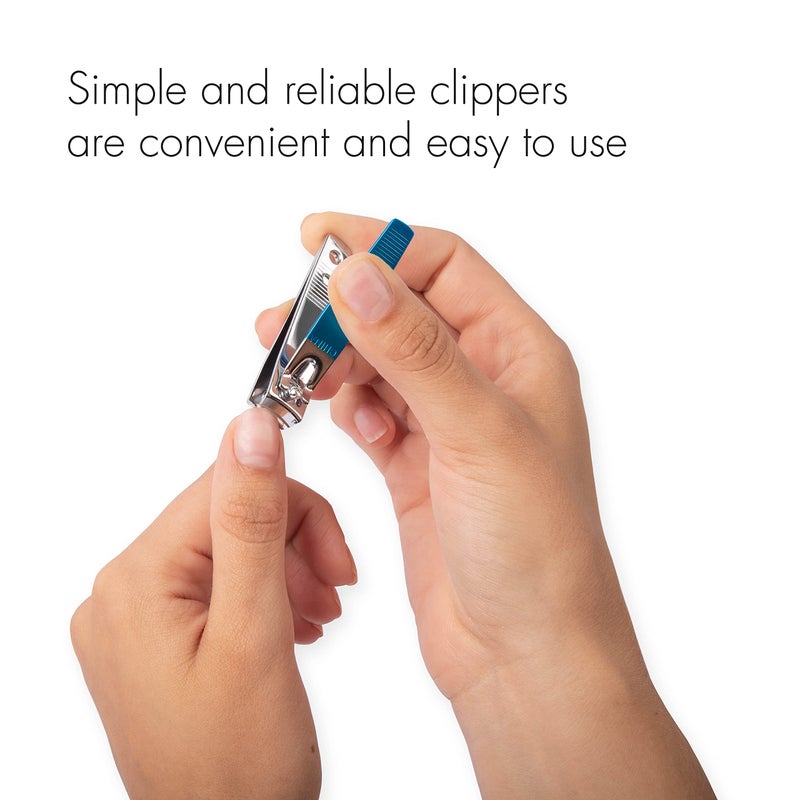 TRIM Azure Collection Clipper Set â€“ Precision-Ground Cutting Edges for Clean, Even Cuts â€“ Convenient and Easy to Use â€“ Perfect for at-Home Manicures and Pedicures â€“ Carbon Steel - Image 3