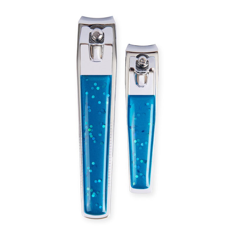 TRIM Azure Collection Clipper Set â€“ Precision-Ground Cutting Edges for Clean, Even Cuts â€“ Convenient and Easy to Use â€“ Perfect for at-Home Manicures and Pedicures â€“ Carbon Steel - Image 1
