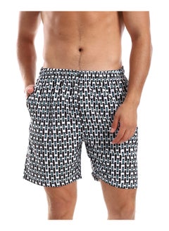 Men Printed Swim Short