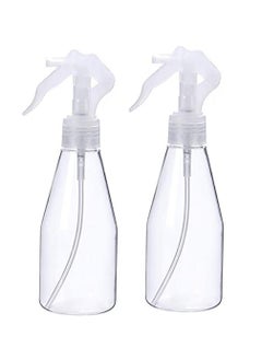 KASTWAVE Clear Plastic Spray Bottles, Misting Spray Bottle, Misting Bottle, Clear Iron Spray Bottle, Leak-proof Water Spray Bottle Hair Sprayer Empty Spray Bottles 2PCS 200ml  - Image 1