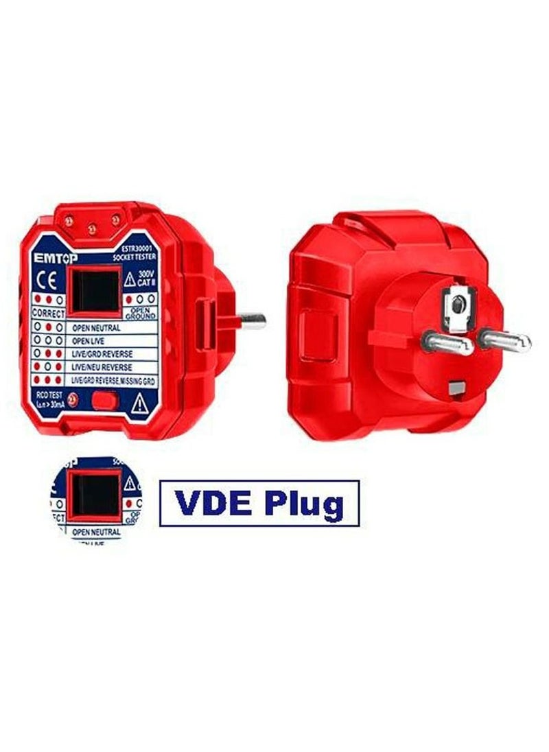 EMTOP Socket tester 300v emtop brand 