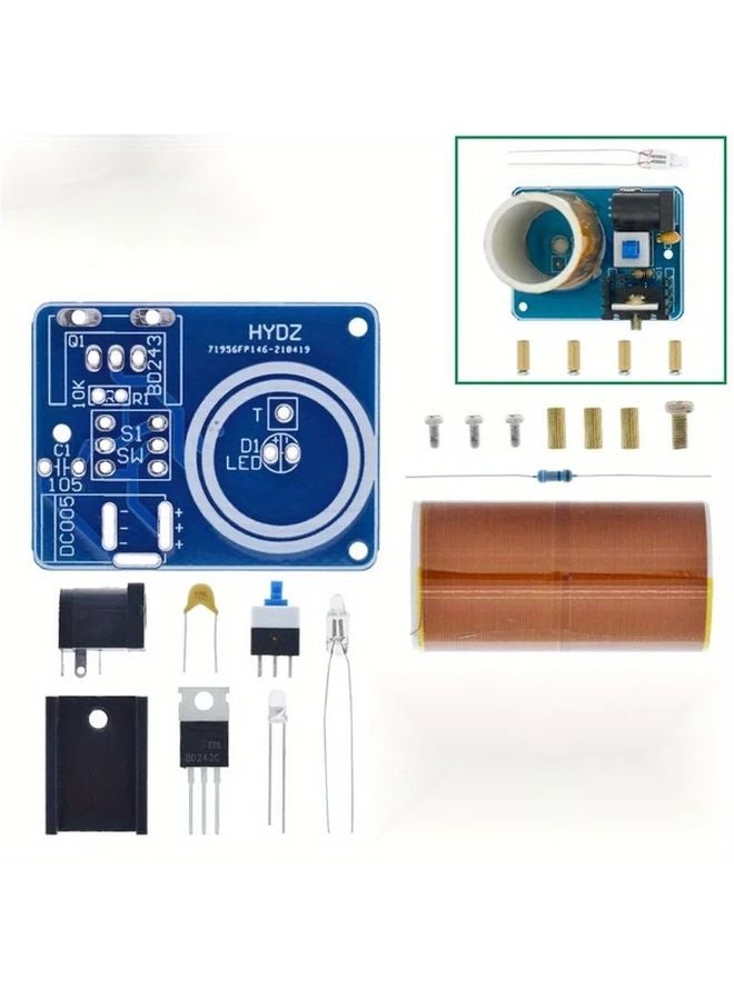 مجموعة DIY لمصغر ملف تسلا موديل BD243C، مجموعة قطع غيار، أدوات سحرية للإلكترونيات - Image 4