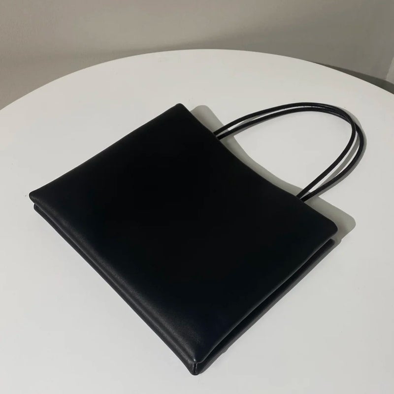 TR New Cecily Organ Handbag, Full Lambskin, Minimalist Soft Square Bag for Women - Image 4