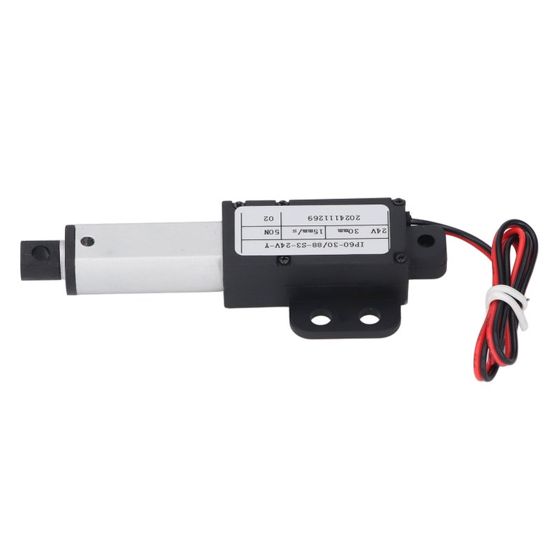 Mini Electric Linear Actuator 24V 30mm Stroke 50N Thrust 15mm/s Speed IPX4 Water Proof Electric Push Rod - Image 3