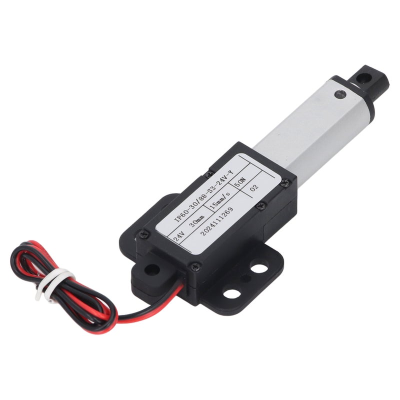Mini Electric Linear Actuator 24V 30mm Stroke 50N Thrust 15mm/s Speed IPX4 Water Proof Electric Push Rod - Image 2