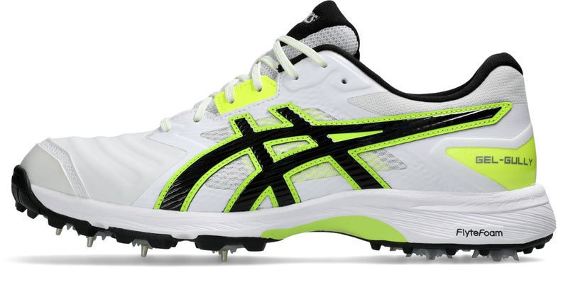 ASICS Men's Gel-Gully 7 Cricket Shoe (White/Safety Yellow) (White/Safety Yellow, 11) - Image 1