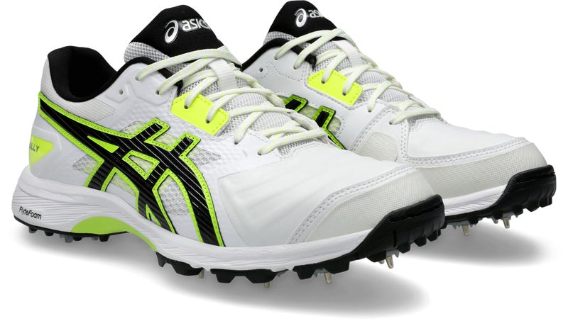 ASICS Men's Gel-Gully 7 Cricket Shoe (White/Safety Yellow) (White/Safety Yellow, 11) - Image 2