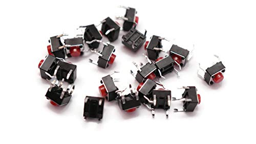 Electronicspices Tactile momentry push button Switch Micro Push to On Button, pack of 20 - Image 4