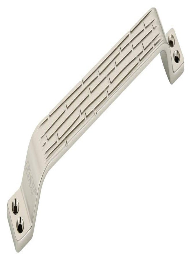 FAST DH301Z 08 Inch Steel Silver Satin Finish Two Hole Front Screw Door Pull Handle for Home Main Door, Home Bed Room Door and Bathroom Door. (2) - Image 1
